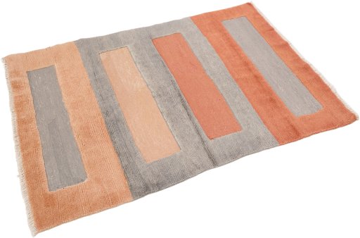 Close-up detail of New Kilim Gabbeh rug from Iran / Persia showing Wool weave