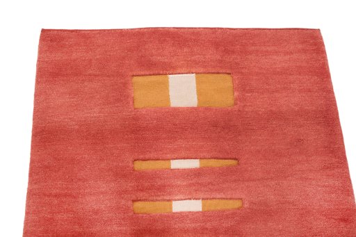 Surface texture of New Kilim Gabbeh rug with natural Wool and intricate pattern