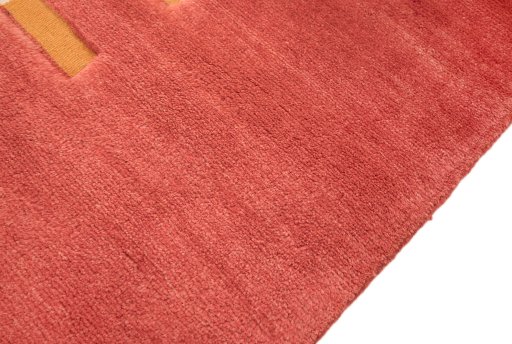 Close-up detail of New Kilim Gabbeh rug from Iran / Persia showing Wool weave