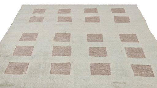 Surface texture of New Kilim Gabbeh rug with natural Wool and intricate pattern