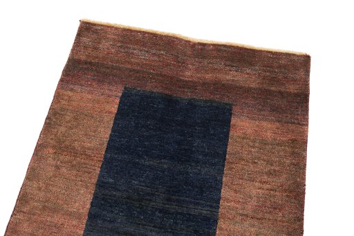Surface texture of New Persian Gabbeh rug with natural Wool and intricate pattern