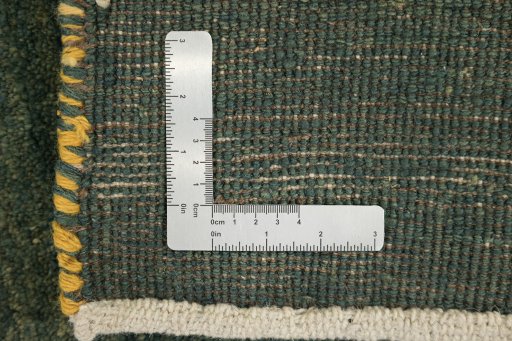 Close-up detail of New Persian Gabbeh rug from Iran / Persia showing Wool weave