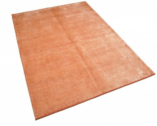 Corner detail of New Persian Gabbeh rug showing border pattern and Wool pile