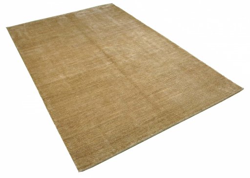 Corner detail of New Persian Gabbeh rug showing border pattern and Wool pile