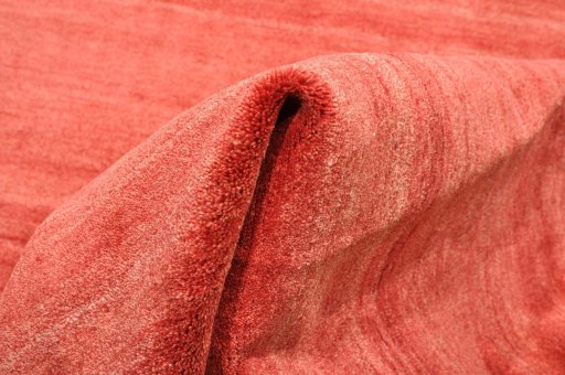 Close-up detail of New Persian Gabbeh rug from Iran / Persia showing Wool weave