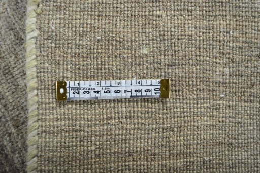 Close-up detail of New Persian Gabbeh rug from Iran / Persia showing Wool weave