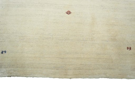 Central medallion detail of New Persian Gabbeh rug from Iran / Persia