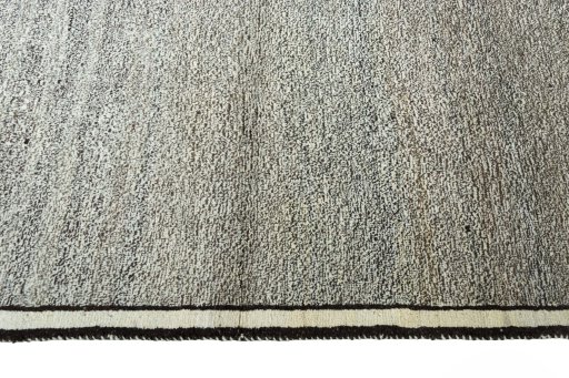 Close-up detail of 2000s Persian Gabbeh rug from Iran / Persia showing Wool weave