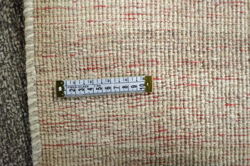 Close-up detail of New Persian Gabbeh rug from Iran / Persia showing Wool weave