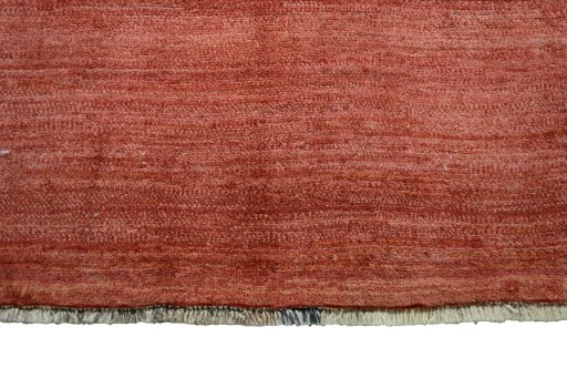 Central medallion detail of 2000s Persian Gabbeh rug from Iran / Persia