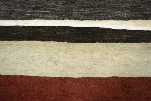 Full view of New Persian Gabbeh rug from Iran / Persia, 146 × 102 cm in Multi Color tones