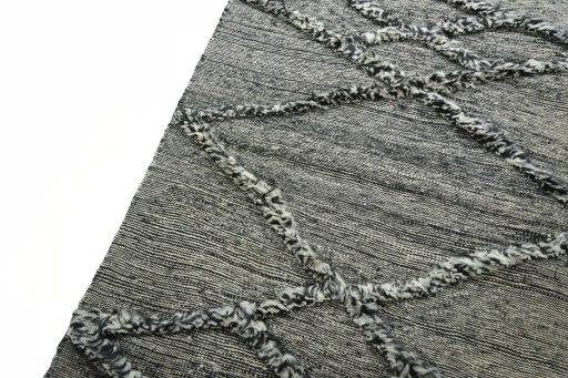 Surface texture of New Persian Gabbeh rug with natural Cotton and intricate pattern