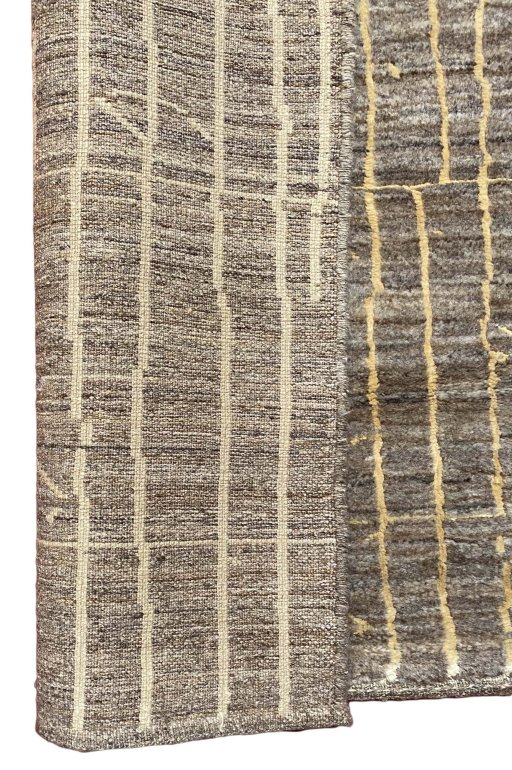 Central medallion detail of New Persian Gabbeh rug from Iran / Persia