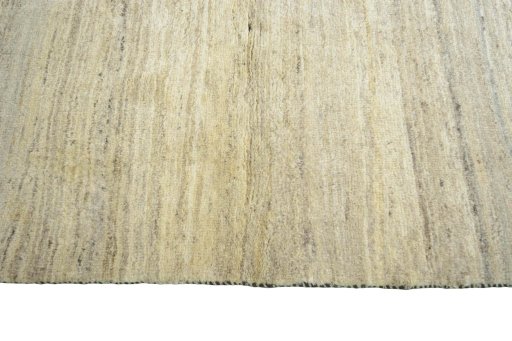 Close-up detail of New Persian Gabbeh rug from Iran / Persia showing Wool weave