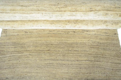 Full view of New Persian Gabbeh rug from Iran / Persia, 193 × 93 cm in Beige tones
