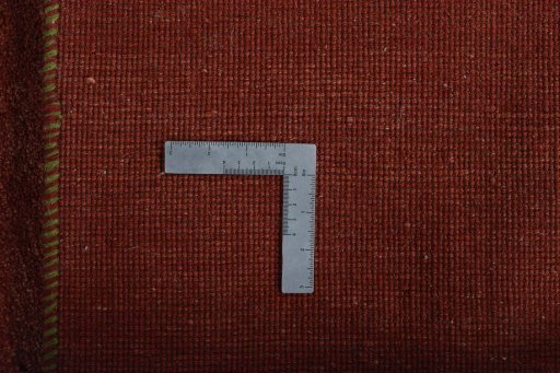 Close-up detail of New Persian Gabbeh rug from Iran / Persia showing Wool weave