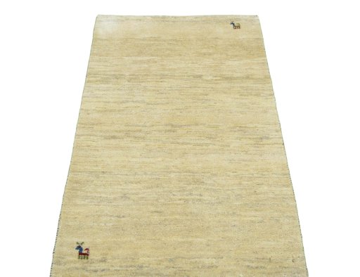 Surface texture of New Persian Gabbeh rug with natural Wool and intricate pattern