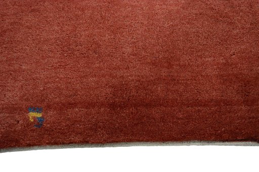 Central medallion detail of New Persian Gabbeh rug from Iran / Persia