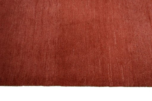 Close-up detail of New Persian Gabbeh rug from Iran / Persia showing Wool weave