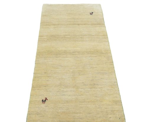 Surface texture of New Persian Gabbeh rug with natural Wool and intricate pattern