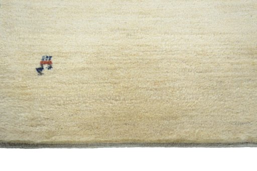 Central medallion detail of New Persian Gabbeh rug from Iran / Persia