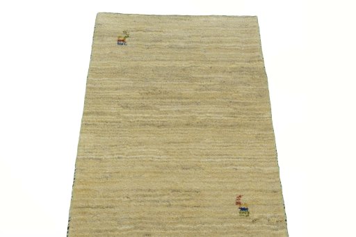 Surface texture of New Persian Gabbeh rug with natural Wool and intricate pattern