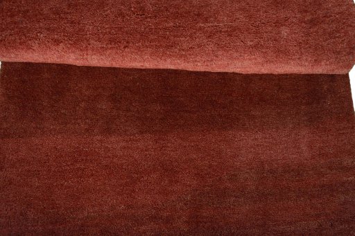 Full view of New Persian Gabbeh rug from Iran / Persia, 130 × 83 cm in Red tones