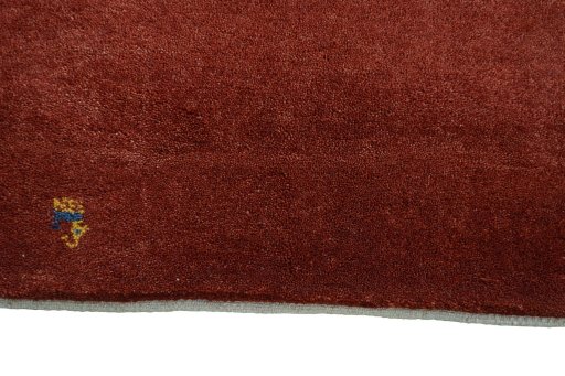 Central medallion detail of New Persian Gabbeh rug from Iran / Persia