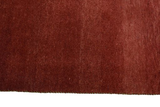Close-up detail of New Persian Gabbeh rug from Iran / Persia showing Wool weave