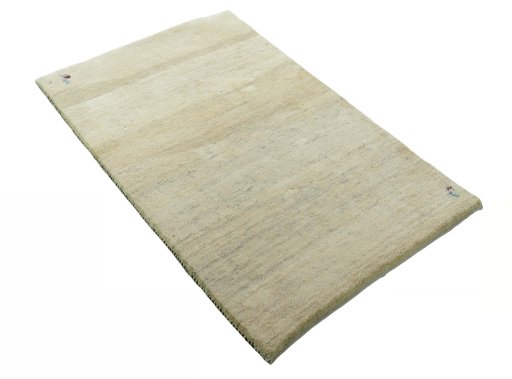 Close-up detail of New Persian Gabbeh rug from Iran / Persia showing Wool weave