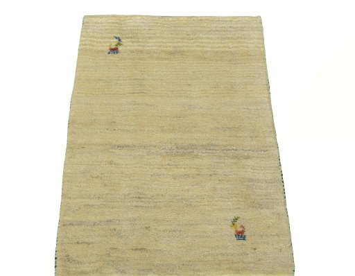 Surface texture of New Persian Gabbeh rug with natural Wool and intricate pattern