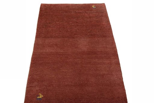 Surface texture of New Persian Gabbeh rug with natural Wool and intricate pattern