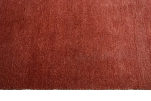 Close-up detail of New Persian Gabbeh rug from Iran / Persia showing Wool weave