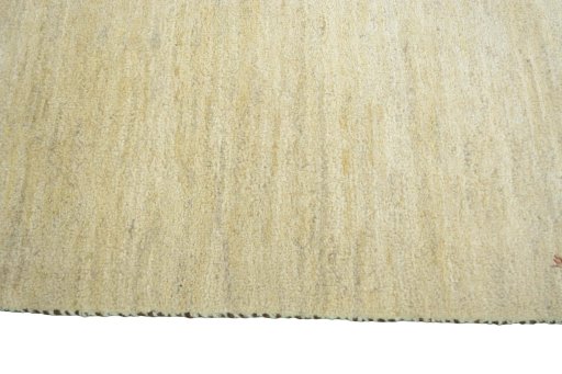 Close-up detail of New Persian Gabbeh rug from Iran / Persia showing Wool weave