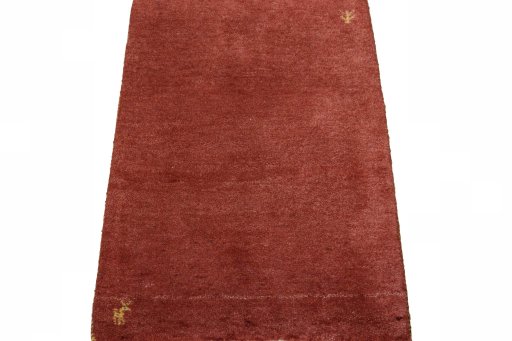 Surface texture of New Persian Gabbeh rug with natural Wool and intricate pattern