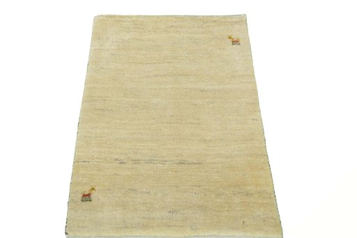 Surface texture of New Persian Gabbeh rug with natural Wool and intricate pattern