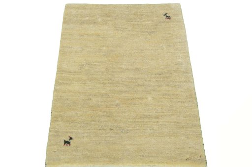 Surface texture of New Persian Gabbeh rug with natural Wool and intricate pattern