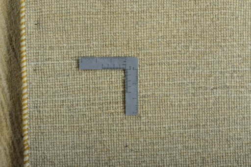 Close-up detail of New Persian Gabbeh rug from Iran / Persia showing Wool weave