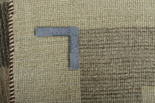 Close-up detail of New Persian Gabbeh rug from Iran / Persia showing Wool weave