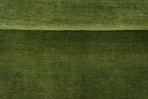 Full view of New Persian Gabbeh rug from Iran / Persia, 234 × 170 cm in Green tones