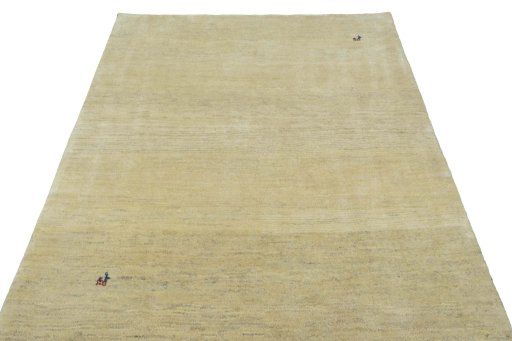 Surface texture of New Persian Gabbeh rug with natural Wool and intricate pattern