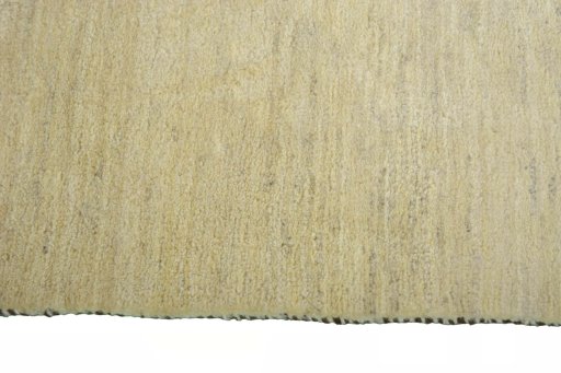 Close-up detail of New Persian Gabbeh rug from Iran / Persia showing Wool weave