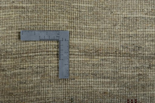 Corner detail of New Persian Gabbeh rug showing border pattern and Wool pile