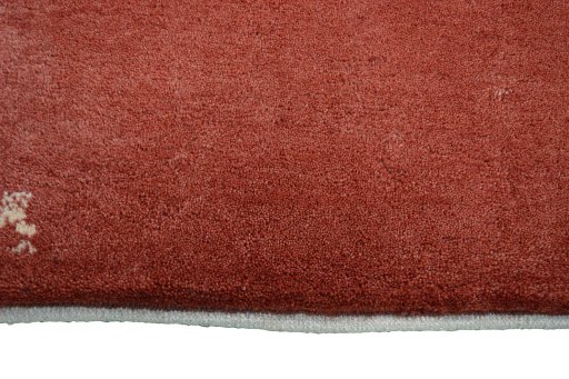 Central medallion detail of New Persian Gabbeh rug from Iran / Persia