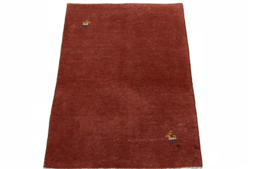 Surface texture of New Persian Gabbeh rug with natural Wool and intricate pattern