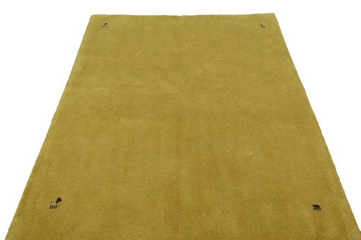 Surface texture of New Persian Gabbeh rug with natural Wool and intricate pattern