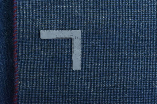 Close-up detail of New Persian Gabbeh rug from Iran / Persia showing Wool weave