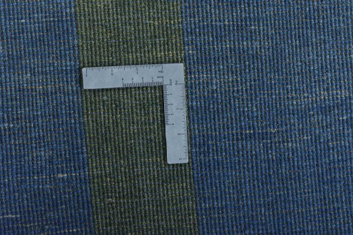 Close-up detail of New Persian Gabbeh rug from Iran / Persia showing Wool weave