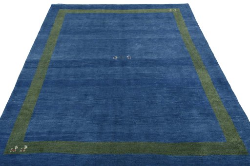 Surface texture of New Persian Gabbeh rug with natural Wool and intricate pattern