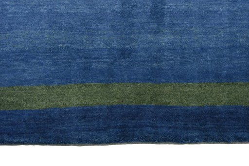 Central medallion detail of New Persian Gabbeh rug from Iran / Persia